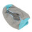 Schuh-Waschbeutel 39x19 cm grau Polyester + Flaum 16