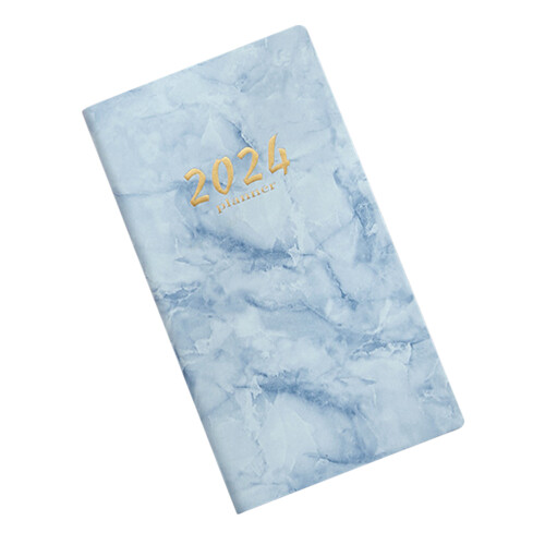4Stk Office Planer 2024 Himmelblau Notizbuch Organizer