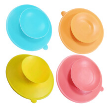 4Pièces Pads Silicone Assorties Pour Bols Bébé Antidérapants