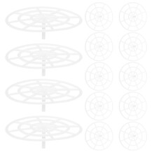 100Pcs Compact Plastic Fermenting Weight Press Plate for Mason Jars