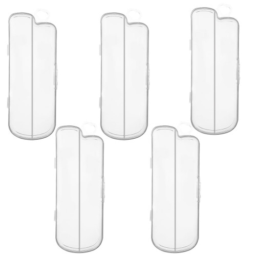 15Pièces Boîte Rangement Cuillères Bébé Transparent