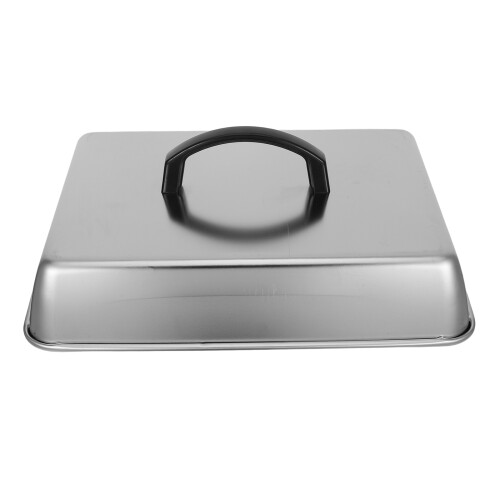 2Stk Grilldeckel Mit Griff Für , Dämpfen, Grillen