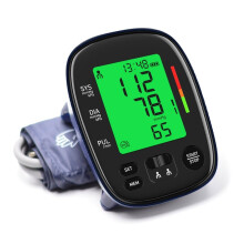 Automatic Blood Pressure Monitor Upper Arm: Digital BP Machine with Large Cuff 8.7-16.5Inch Adjustable and LCD Display