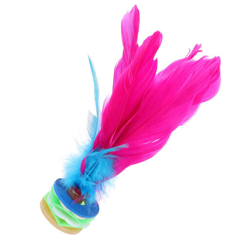 6Pièces Jeu Jianzi Shuttlecock Durable Pour Extérieur Rosé