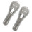 8Pcs Compact Portable Manual Razor Cases Grey Travel Storage 1