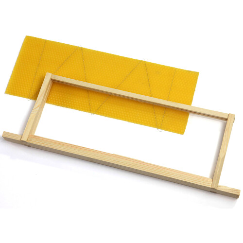 SN4 National Super Frames with Wax Foundation 1