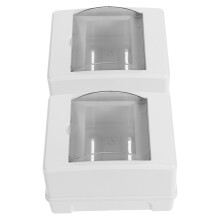 4Stk Mehrkreis Verteilerbox Kunststoff Transparent Für Innenräume