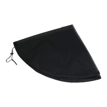5Pcs Durable Polyester Black Net Covers for Outdoor Water Barrels