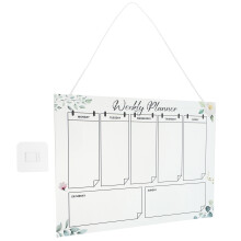 3Sets Transparente Acryl-Notiztafeln Hängen Für Büro Und Zuhause