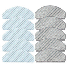 10PCS Wiping Mop Cloth Pads for  DEEBOT OZMO T10/T10  Robot Vacuum Cleaner Accessories Replacement Parts