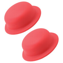 8Pcs Silicone Pot Lid Handle Covers Red Anti-Scald Pot Knob Protectors