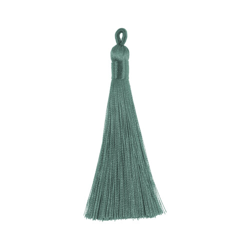 20Pièces Accessoires Boucles Tassel Vert Légers Pour DIY