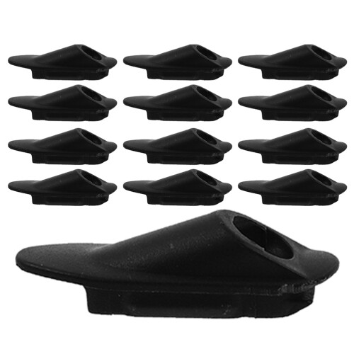 60Pièces Clips De Gestion Câbles Noir Fixation Embeddé
