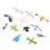 6Sets Assorted Color Plastic Toy Birds for Children's Playing Fun 1