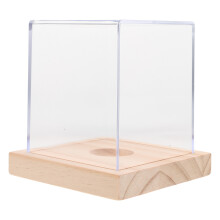 2Pièces Coffret Baseball Avec Socle Bois Pour