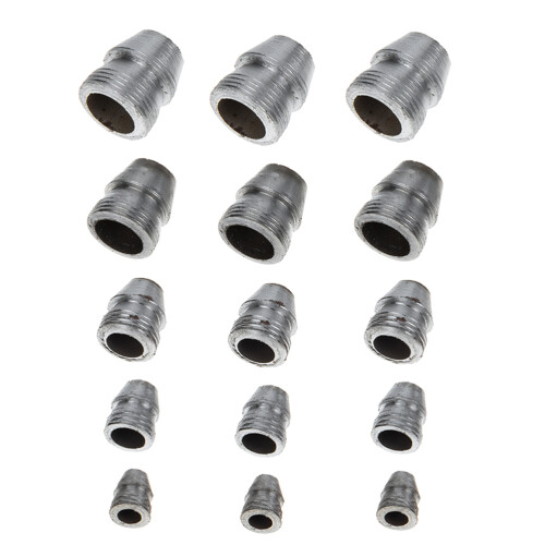 60Pcs Metal Wedge Kit for Handle Reinforcement Silver