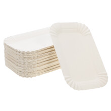 5Pièces Supports À Gâteaux En Papier Blanc Adhérent Et Durable