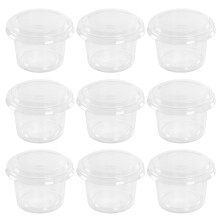200Pièces Coupes Transparentes Pour Dessert, Sauce, Mousse Pudding