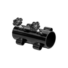 2Pcs Steel Canopy Pole Holder Black Portable Outdoor Tent Fixed Tube