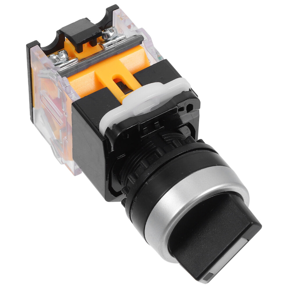 3Pcs Stable Voltage 2-Position Rotary Changeover Switch With Latching 3662520713753