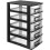 2Pcs Multi Plastic Storage Drawers Organizer Box for Desk and Vanity 1