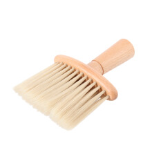 2Pcs Beige Neck Duster Brush Hair Cutting Kit Broken Hair Cleaner