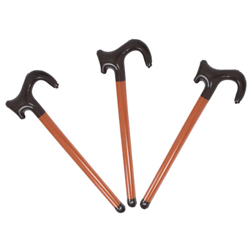 15Pcs PVC Inflatable Cane Prop Coffee Decoration