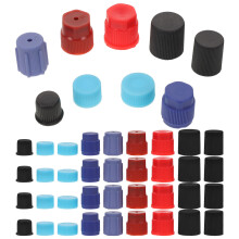 180Pcs Auto Ac Valve Caps Plastic Car Air Conditioner Protective Caps