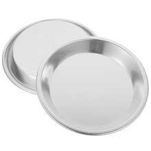 10Pièces Moules À Tarte En Métal Argent Multifonction Four Antiadhésif