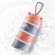 2Pièces Boîte Portable Collations Bébé Orange Matériau Sûr