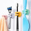 Silicone Toothbrush Holder Wall Hanging Hook Multifunctional Toothbrush Toothpaste  Sticky Hook 1