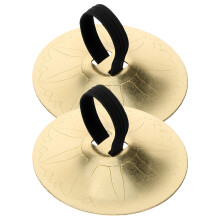 3Paires Cymbales Portables En Cuivre Instrument Musical Doigt