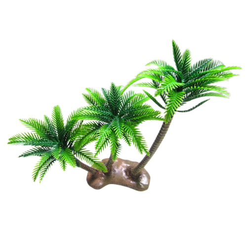 2Stk Kokospalmen Simulation Farbenfroh