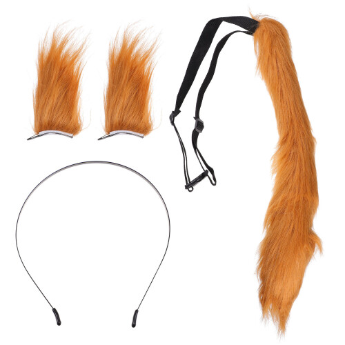 3Sets Plüsch Tiere Haarspange Party Cosplay Deko 1