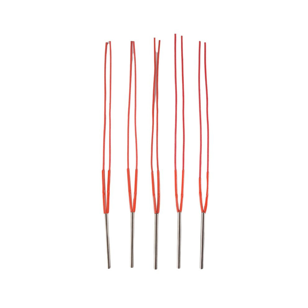 Tauoh 5Pcs Electric Cartridge Heater Elements 220V 6Mm Tube Diameter Stainless Steel Tubular Heating Elements Wattage 120W