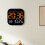 Digital Wall Clocks Temperature Date Week Dispaly Electronic Table Clock 12/24H Wall-Mounted LED Alarm Clock Remote,A 8