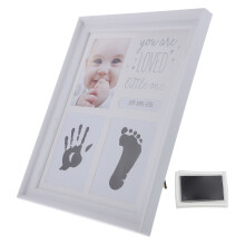 1Ensemble Kit Empreintes Bébé Pour Cadeau Baptême Mains