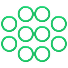 30Pcs Green ABS Fruits Fixing Display Ring for Cars and Stores