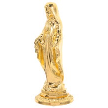 5Pièces Or Sauvage Statue Mini Décoration Catholique