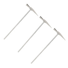 6Stk Langgriff Stimmhammer Silber Für Kalimba Und Schlaginstrumente