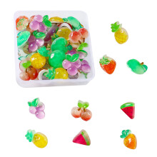 60PiÚces Punaises Décoratives Fruits Résine Couleurs Vives Pour Maison