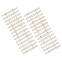 4Pièces Clôture Piquet Miniature En Bois Khaki Pour DIY