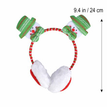 4Pièces Bandeau Oreilles Hiver Look Festif