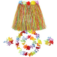 1Ensemble Jupe Hula En Plastique Guirlande Pour Fête