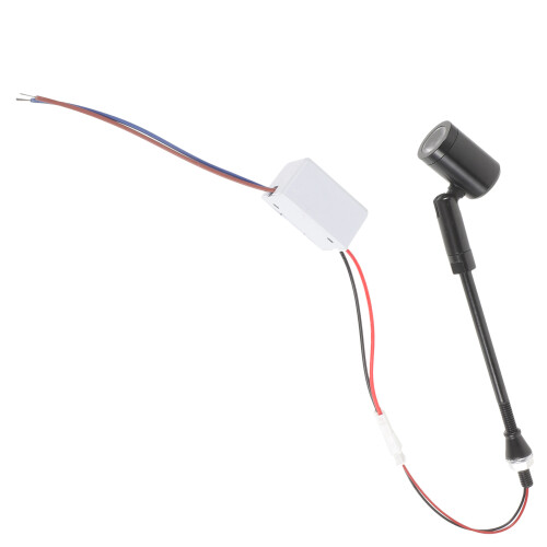 2Pièces Mini Spot LED Pour , Aluminium Noir, Tête Ajustable