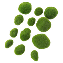 48Pièces Pierres De Mousse Verte Réalistes Pour Aquarium Décor