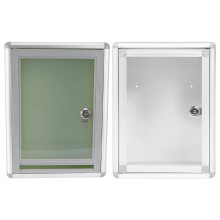 2Pièces Boîte De Dépôt Murale Verrouillable Aluminium Couleurs Variées