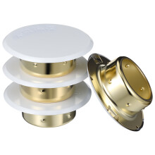 16Pcs Fire Sprinkler Ceiling Cover Plates Iron White Flat Guard Plates