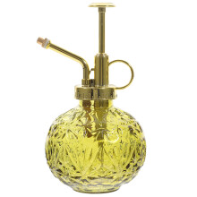 3Pcs Glass Water Spray Bottles with Green ABS Pumps for Houseplants
