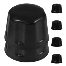 8St Zwarte Rubber Rim Hub Cap Voor 110-250Cc Atv Wielbescherming